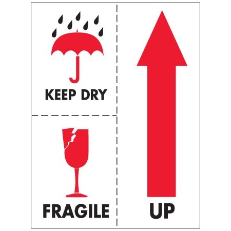 Bsc Preferred 3 x 4'' - two up arrows over black bar Labels BUY00023899